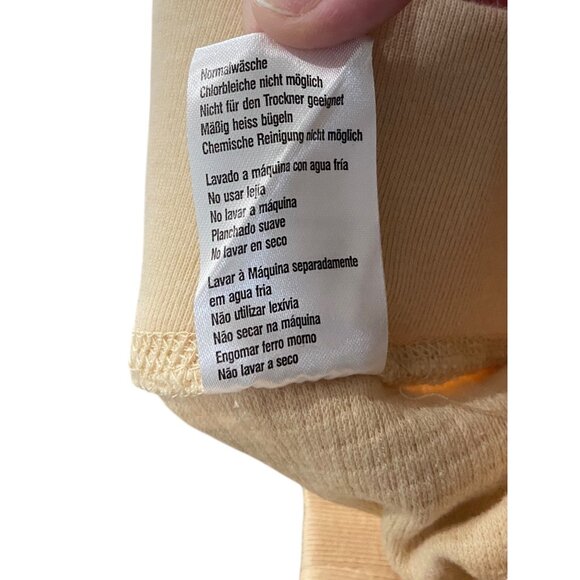 Rhythm Light Layers Waffle Trouser Pants Cream Size 10 - Picture 5 of 14